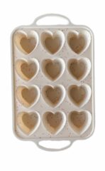 Vday limited edition - Firmfetti Love Bites mold - Σταθερή φόρμα σιλικόνης 12 θέσεων σε σχήμα καρδιάς
